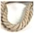 Borsa Chanel Fishnet CC Coco Mark Logo Large Beige - vista 9