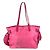 Borsa Tote a Spalla in Nylon Rosa Prada - vista 2