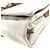 Hermès Sac à bandoulière en coton et cuir beige Hermes - vue 6