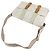 Hermès Sac à bandoulière en coton et cuir beige Hermes - vue 8
