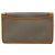 Clutch Christian Dior Grigio Marrone - vista 2