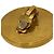 Orecchini a clip Chanel Vintage Coco Mark D'oro - vista 8