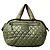 Borsa Boston Chanel in nylon verde