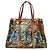 Prada PRADA Tote Bag mit venezianischem Print Mehrfarben
