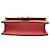 Mini borsa a tracolla con catena Gucci Sylvie Rosso Multicolore - vista 3