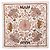 Hermès Sciarpa Carré 90 Kantha Hermes Bianco Multicolore