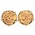 Timeless Orecchini tondi Chanel Vintage Coco Mark D'oro