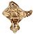 Orecchini a clip Chanel Coco Mark Matelassé Handbag D'oro - vista 3