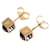 Orecchini Gamble Cube Stud Louis Vuitton D'oro  - vista 1