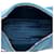 Borsa con placca logo Triangle Prada Blu  - vista 4