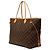Borsa Tote Louis Vuitton Monogram Neverfull GM Marrone - vista 2