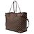 Borsa Tote Louis Vuitton Damier Neverfull GM Marrone - vista 2