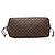 Borsa Tote Louis Vuitton Damier Neverfull GM Marrone - vista 3