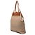 Borsa Tote Loewe Anagram Lazo Marrone Beige - vista 2