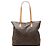 Borsa a tracolla Louis Vuitton Monogram Cabas Mezzo Marrone