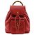 Zaino Gucci Vintage Bamboo Leather Mini Rosso