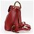 Zaino Gucci Vintage Bamboo Leather Mini Rosso - vista 2