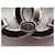 NUOVI ORECCHINI CHANEL LOGO CC & STRASS METAL NEW SILVER Argento - vista 10