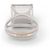 H Stern ANILLO STERN COCKTAIL T56 ORO BIANCO 18K PRASIOLITE 13.8 CT WHITE GOLD RING Argento - vista 4