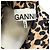 Vestido camisero midi Ganni con estampado de leopardo en algodón animal print - vista 4