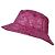Bucket reversibile Gucci Lamé GG Monogram in poliamide rosa Marrone - vista 3