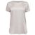 Camiseta Cortona Max Mara Leisure en satén de seda blanco roto