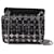 Valentino Garavani Sac à bandoulière Valentino Medium Rockstud Spike.It avec détail losange métallique en cuir noir Rouge Bordeaux  - vue 7