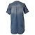 Vestido mini Oriane en denim de algodón azul Isabel Marant Etoile - vista 3