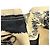 Gonna Gucci 2017 Tiger Head in seta multicolore - vista 3