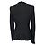 Giacca da sera in tweed di mohair Alexander McQueen in poliammide nera Nero - vista 4