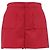 Red Valentino Mini-Shorts mit Wellenrand aus rotem Polyester