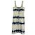 Stella Mc Cartney Vestido mini Tie Dye en denim blanco Stella McCartney