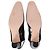 Décolleté slingback a punta a mandorla Manolo Blahnik in vernice nera Nero - vista 5