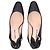 Décolleté slingback a punta a mandorla Manolo Blahnik in vernice nera Nero - vista 6