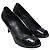 Décolleté con punta aperta Gucci Interlocking G in vernice nera Nero - vista 4