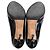 Décolleté con punta aperta Gucci Interlocking G in vernice nera Nero - vista 6