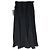 Falda midi Alexander McQueen en algodón negro con acabado de bordes deshilachados - vista 5