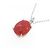 Autre Marque Collana in platino, corallo e diamante Rosso - vista 3