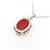 Autre Marque Collana in platino, corallo e diamante Rosso - vista 4