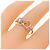 Autre Marque Samantha Tiara K10 Roségold Saphir Ring Pink - Ansicht 5