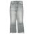 Autre Marque Pantalones de denim de algodón MOTHER THE INSIDER CROP STEP FRAY Castaño