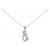 Autre Marque Collana con diamante PT950 Argento