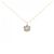 Autre Marque Collana con Diamanti Au750 Rosa