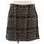 Timeless Falda Chanel Skirt Skirt Castaño Azul Azul marino