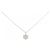 Autre Marque Collana in platino e diamanti Argento