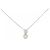 Autre Marque Collana in platino e diamanti Argento
