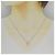 Autre Marque Collana con Croce in Diamanti e Platino Argento - vista 6
