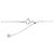 Autre Marque Collana di Diamanti PT900 PT850 Argento - vista 5