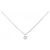 Autre Marque Collana in platino e diamanti Argento