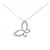 Autre Marque Collana Butterfly in Diamanti Au750 Argento